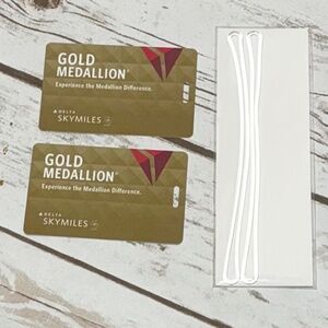 DELTA Skymiles Gold Medallion Luggage Tags